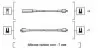 Провода высоковольтные (к-т)  Lada Samara 1.5 MAGNETI MARELLI MSK1230