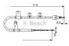 Трос, стояночная тормозная система BOSCH 1987482075