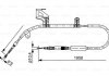 Трос, стояночная тормозная система BOSCH 1987477603