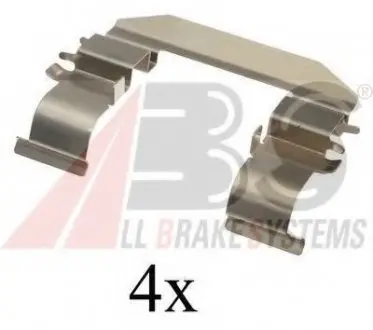 Комплектуючі, колодки дискового гальма A.B.S. A.B.S. 1664Q