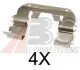 Комплектующие, колодки дискового тормоза A.B.S. 1767Q