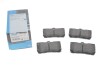 Комплект гальмівних колодок, дискове гальмо PARTS KAVO KBP9083 (фото 3)
