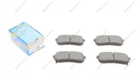 Комплект тормозных колодок, дисковый тормоз PARTS KAVO KBP3026