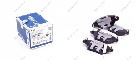 Комплект тормозных колодок, дисковый тормоз MEYLE 0252325817PD