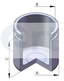 Поршень, корпус скоби гальма ERT 150284C