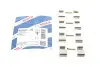 Комплектуючі, колодки дискового гальма BOSCH 1987474710