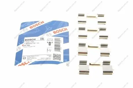 Комплектующие, колодки дискового тормоза BOSCH 1987474710
