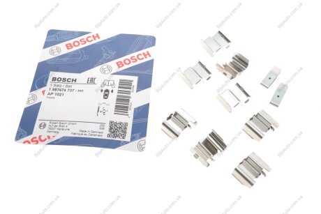 Комплектуючі, колодки дискового гальма BOSCH 1987474737