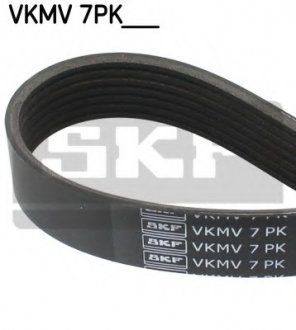 Полікліновий ремінь VKMV 7PK2268 SKF VKMV7PK2268 (фото 1)