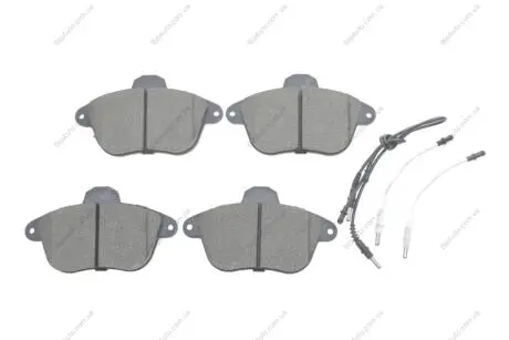 Комплект тормозных колодок, дисковый тормоз BOSCH 0986460951