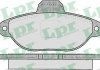 Комплект гальмівних колодок, дискове гальмо LPR 05P1191