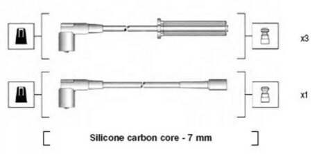 Комплект проводів MAGNETI MARELLI MSK931