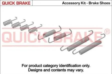 Гальмівні аксесуари (Монтажний комп-кт колодки) 105-0703 QUICK BRAKE 1050703