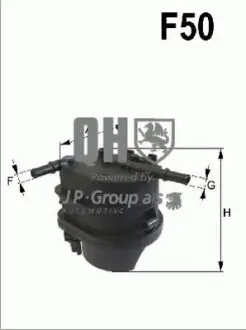 Топливный фильтр JP GROUP 1518701009