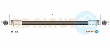 Тормозной шланг 41.1252 ADRIAUTO 411252 (фото 1)