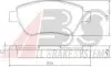 Комплект тормозных колодок, дисковый тормоз A.B.S. A.B.S. 37360 (фото 1)