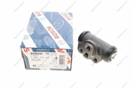 Циліндр гальмівний BOSCH 0986475718
