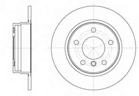 Тормозной диск REMSA 628400
