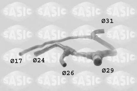 Шланг радіатора SASIC 3404003