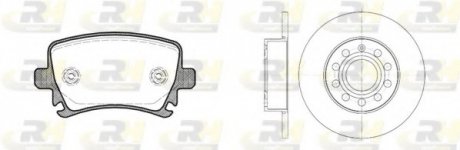 Комплект тормозов, дисковый тормозной механизм ROADHOUSE 8103101 (фото 1)