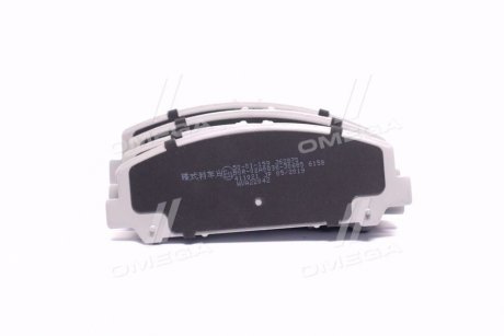 Комплект тормозных колодок, дисковый тормоз ASHIKA 5001159 (фото 1)