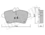 Комплект гальмівних колодок (дискових) 22-0646-0 Metelli 2206460 (фото 7)
