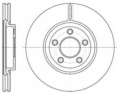 Тормозной диск ROADHOUSE 663710 (фото 1)