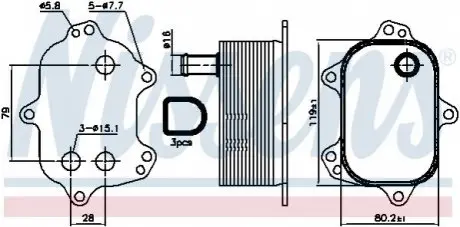 Охладитель смазки NIS NISSENS 90960