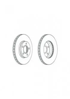 Гальмівний диск FERODO DDF2062C
