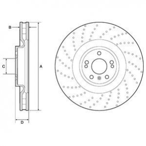 Гальмівний диск Delphi BG9185C (фото 1)