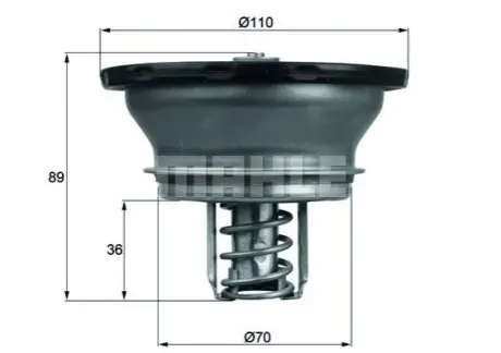 Термостат, охолоджуюча рідина MAHLE MAHLE / KNECHT THD382