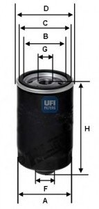Фільтр оливний UFI 2310400