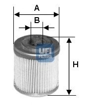 Масляный фильтр UFI 2555300