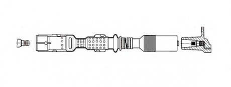 Провод высоковольтный BREMI 197E29 (фото 1)