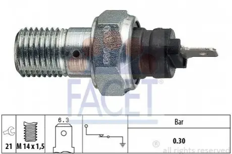 Датчик тиску масла FACET 70003