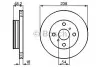 Тормозной диск BOSCH 0986478385