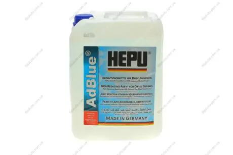 Рідина нейтралізатор ВГ AdBlue, 10л. HEPU AD-BLUE-010 (фото 1)
