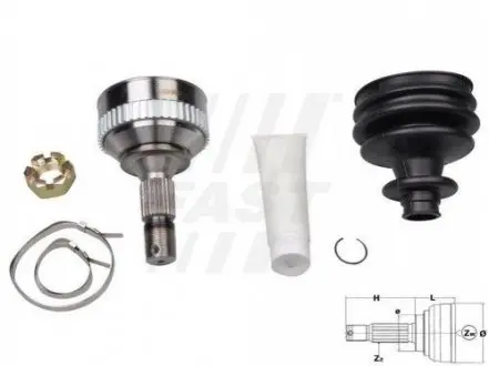 Шрус колісний ABS48 25/34 шліца Peugeot Partner FAST FT25088K (фото 1)