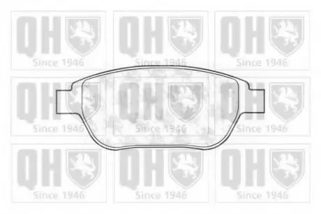 Комплект тормозных колодок, дисковый тормоз QH QUINTON HAZELL BP1150
