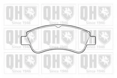 Комплект тормозных колодок, дисковый тормоз QH QUINTON HAZELL BP1381