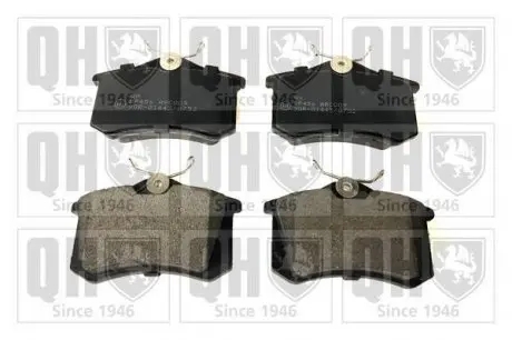Тормозные колодки дисковые QH QUINTON HAZELL BP456