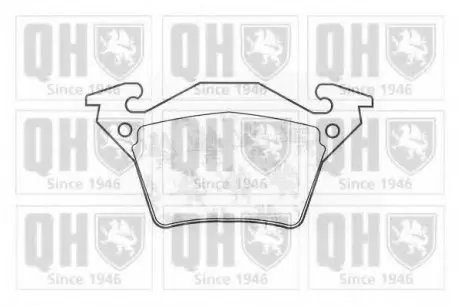 Гальмівні колодки дискові QH QUINTON HAZELL BP1210
