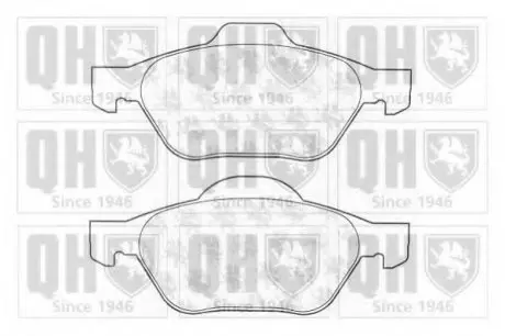 Тормозные колодки дисковые QH QUINTON HAZELL BP1319