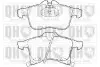 Комплект тормозных колодок, дисковый тормоз QH QUINTON HAZELL BP1435 (фото 1)