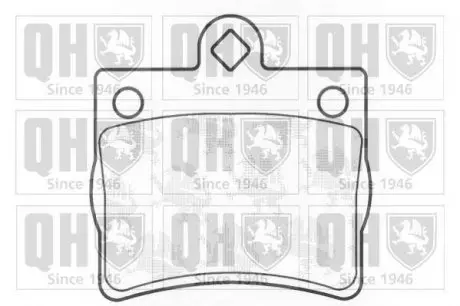 Тормозные колодки дисковые QH QUINTON HAZELL BP1062