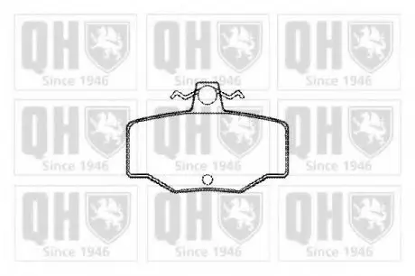 Гальмівні колодки дискові моз. QH QUINTON HAZELL BP577