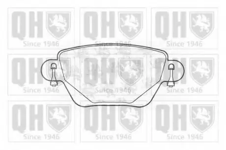 Гальмівні колодки дискові QH QUINTON HAZELL BP1282