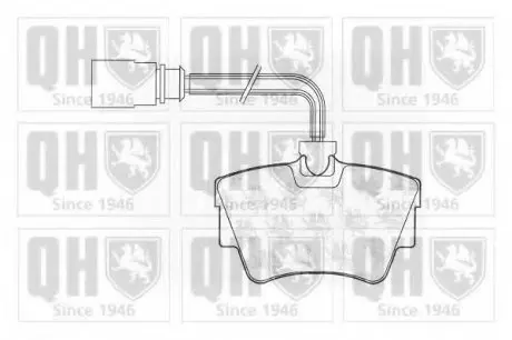 Гальмівні колодки дискові QH QUINTON HAZELL BP1050