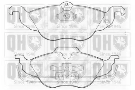 Тормозные колодки дисковые QH QUINTON HAZELL BP983