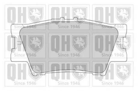 Тормозные колодки дисковые QH QUINTON HAZELL BP1602